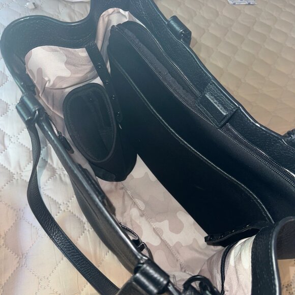 Dagne Dover Allyn Leather Tote Black Size Medium - Great work tote! - Picture 12 of 13